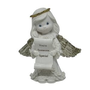 1998 Papel Giftware Resin 4” Angel Figurine "You're Someone Special" Christmas